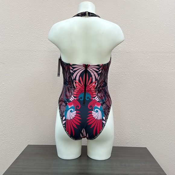 Andrea Iyamah Multicolor Geometric One-Piece Swimsuit - Picture 4 of 6